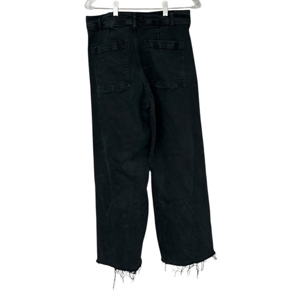 Zara Marine Straight Leg Jeans - Black - Size 10 - Picture 8 of 9